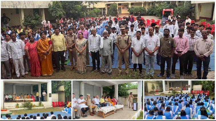 साइकिल से भारत सहित कई देशों का सफर, अब दुर्ग में सुरक्षा का संदेश! अंतर्राष्ट्रीय साइकिलिस्ट संतोष मिश्रा ने 250 विद्यार्थियों को साइबर, ट्रैफिक और नशामुक्ति के प्रति किया जागरूक