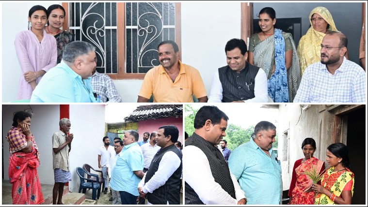 गांवों तक पहुंचे मंत्री राजेश अग्रवाल! पीएम जनमन आवास हितग्राहियों से मिले, ‘लखपति दीदी’ भानुकला बैगा की सफलता को सराहा