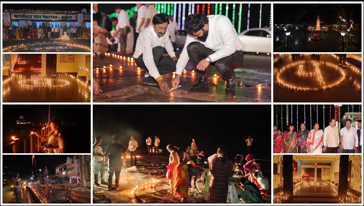 शहर से गांव तक रोशनी में नहाया जशपुर, महाराजा चौक से बिरसा मुंडा चौक तक गूंजा सेवा संकल्प का संदेश; 12 हजार से अधिक महिला समूहों ने दीप जलाकर दर्ज कराई जनभागीदारी