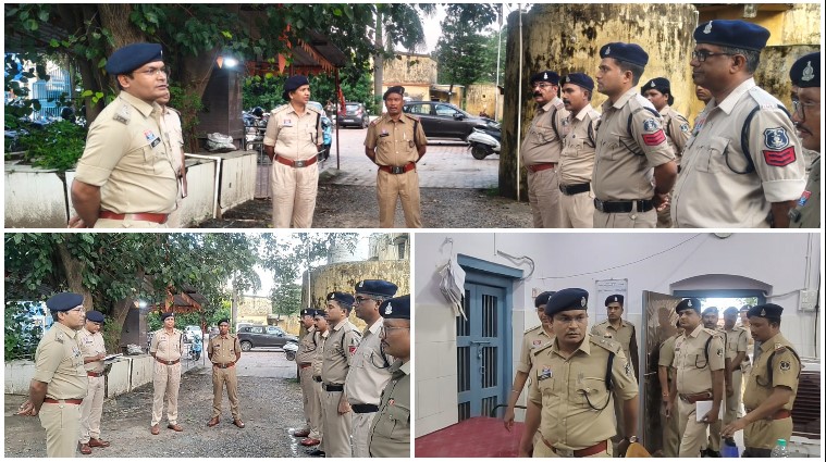 थाना अजाक के वार्षिक निरीक्षण में एसपी योगेश कुमार पटेल ने परखी व्यवस्थाएं, अधिकारी-जवानों की समस्याएं सुनीं; अभिलेखों को अद्यतन रखने और पीड़ितों की शिकायतों पर संवेदनशीलता से त्वरित कार्रवाई के दिए निर्देश