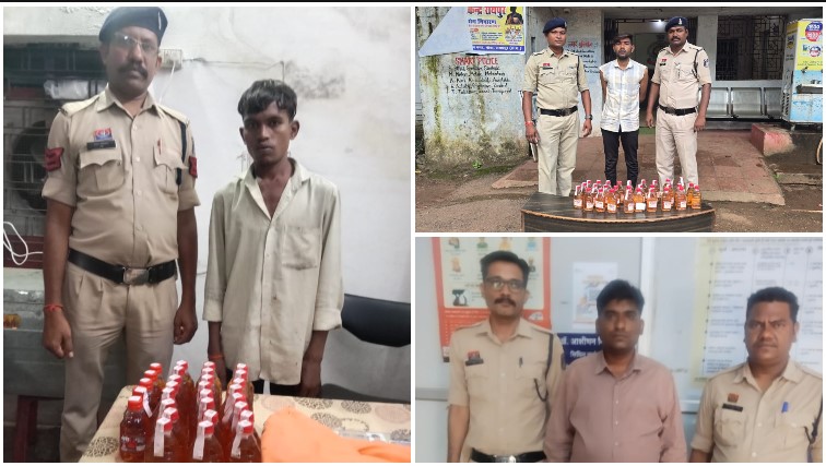 अवैध शराब के खिलाफ दुर्ग पुलिस का बड़ा एक्शन! एक ही दिन में जिलेभर में 21 प्रकरण दर्ज, 21 आरोपी गिरफ्तार—शराब बिक्री से लेकर सार्वजनिक सेवन तक पर ताबड़तोड़ कार्रवाई