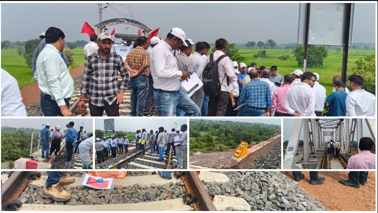 वडसा–गडचिरोली रेल कनेक्टिविटी को मिली बड़ी रफ्तार! मुख्य रेल संरक्षा आयुक्त सुमीत सिंघल ने वडसा–आरमोरी रेलखंड का किया निरीक्षण और स्पीड ट्रायल, नई ब्रॉडगेज लाइन की कमीशनिंग की दिशा में महत्वपूर्ण कदम