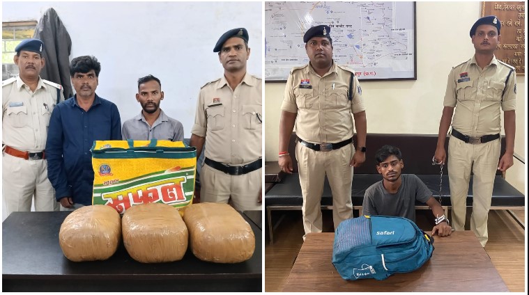 पान मसाला की पैकिंग और टेप में छिपाकर लाई गई थी गांजे की बड़ी खेप, वेस्ट जोन पुलिस ने 48 घंटे में तीन जगह बोला धावा; 14.555 किलो गांजा जब्त, 4 गिरफ्तार