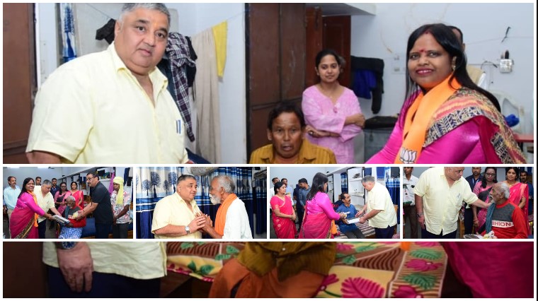 सेवा संकल्प अभियान में वरिष्ठजनों के चेहरों पर आई मुस्कान, अंबिकापुर के आस्था निकुंज वृद्धाश्रम में मंत्री राजेश अग्रवाल ने 25 वरिष्ठजनों को बांटे वस्त्र-फल; आत्मीय संवाद कर जाना कुशलक्षेम
