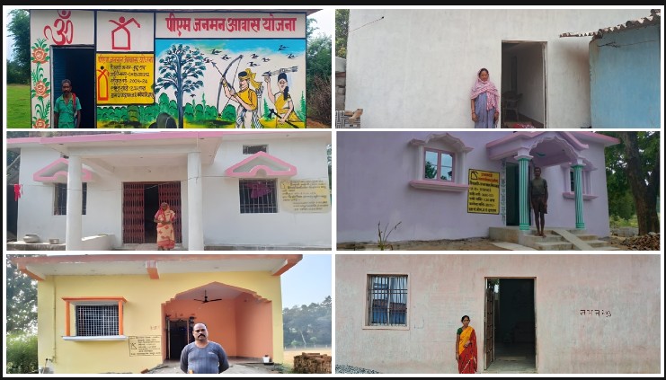जशपुर में पक्के आवास से बदली परिवारों की तस्वीर, प्रधानमंत्री आवास योजना के तहत 1 लाख 12 हजार 948 आवास स्वीकृत, 96 हजार से अधिक घर हुए पूर्ण
