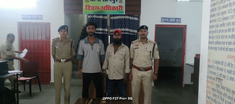 महामाया चौक पर चाकू लहराकर फैला रहे थे दहशत! रतनपुर पुलिस ने घेराबंदी कर दो आदतन बदमाशों को दबोचा, धारदार हथियार बरामद—दोनों पहुंचे जेल