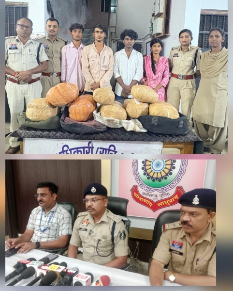 उड़ीसा से गांजा लाकर बिलासपुर में खपाने की थी तैयारी! मस्तूरी पुलिस-ACCU की घेराबंदी में 4 तस्कर दबोचे, 13 किलो गांजा और मोबाइल जब्त