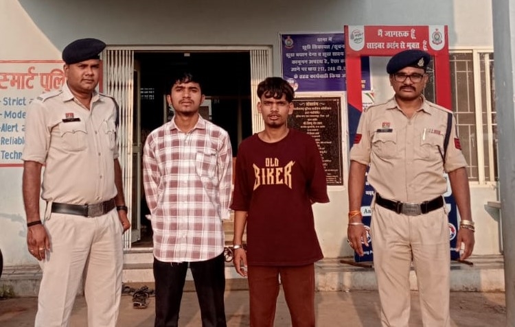 पहले बाइक से पीछा कर रोका, फिर हथियार दिखाकर वसूले ₹1,300! दुर्ग में भयादोहन की वारदात का खुलासा, 2 आरोपी गिरफ्तार और एक बालक पकड़ा गया