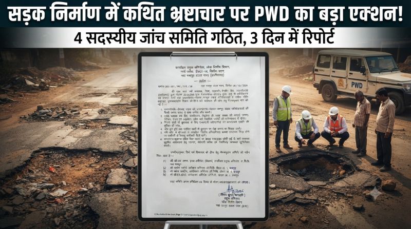 गुणवत्ता पर उठे सवाल तो हरकत में आया लोक निर्माण विभाग! राजनांदगांव-मोहला सड़क परियोजनाओं की जांच, 3 दिन में रिपोर्ट