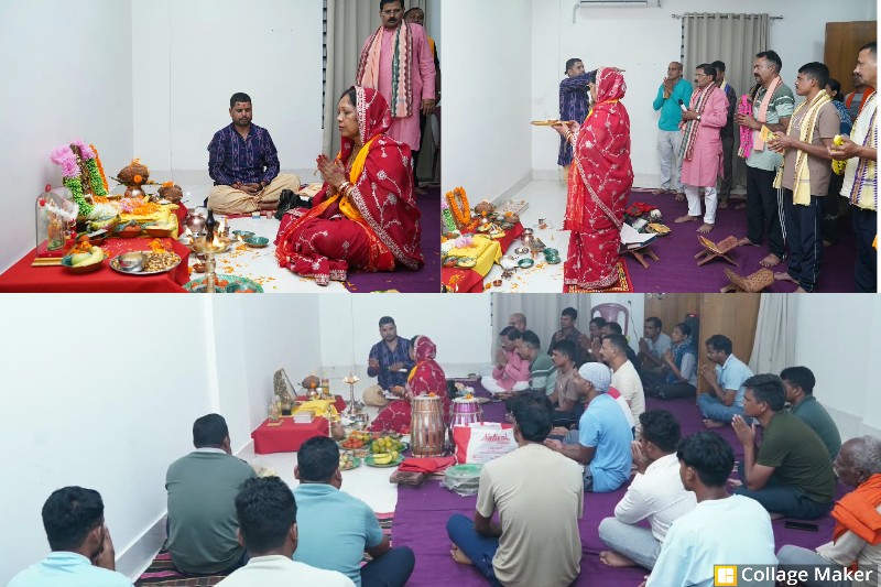 नवरात्रि में भक्ति का संदेश लेकर आईं श्रीमती कौशल्या साय, बोलीं—हनुमान चालीसा से मिलती है सकारात्मक ऊर्जा, शक्ति और आत्मबल, हर घर में पाठ करने का किया आह्वान.