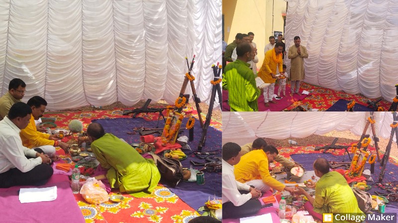 विजयादशमी पर जशपुर पुलिस का शौर्य और परंपरा से जुड़ा आयोजन ! शस्त्र पूजन के बाद विभिन्न हथियारों से हुआ हर्ष फायर, डीआईजी एवं वरिष्ठ पुलिस अधीक्षक डॉ. लाल उमेद सिंह ने दोहराया सुरक्षा का संकल्प.