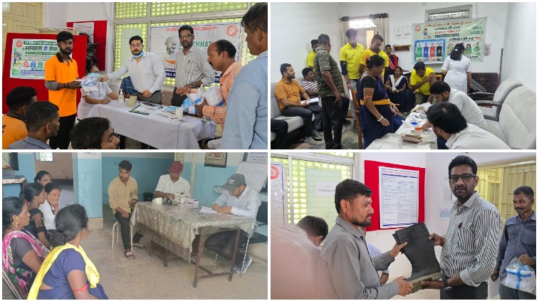 सफाई मित्रों की सुरक्षा, स्वास्थ्य और सम्मान को मिला विशेष महत्व, बिलासपुर रेल मंडल में आयोजित हुए स्वास्थ्य जांच शिविर; PPE किट व सुरक्षा सामग्री वितरित कर स्वच्छता योद्धाओं का बढ़ाया मनोबल