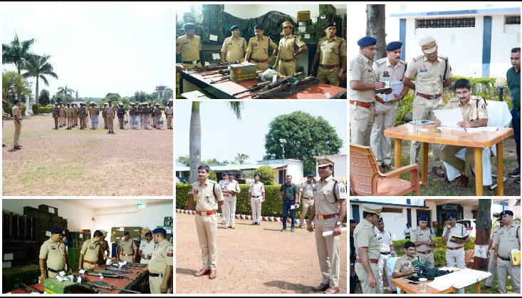 पुलिस की ‘इमरजेंसी रेडीनेस’ का बड़ा जायजा! एसपी संदीप कुमार पटेल ने रक्षित आरक्षी केंद्र का किया औचक वार्षिक निरीक्षण, बलवा से आपात हालात तक त्वरित एक्शन के लिए जवानों को किया ब्रीफ