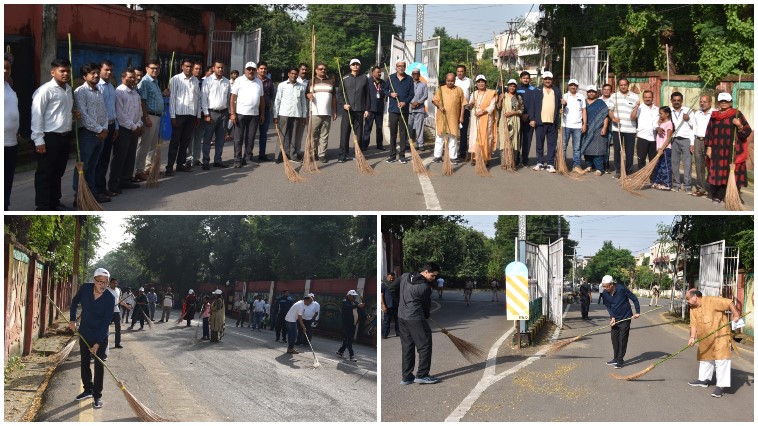 गांधी जयंती पर राज्यपाल रमेन डेका ने खुद संभाली स्वच्छता की कमान, लोक भवन परिसर में झाड़ू लगाकर दिया स्वच्छ और सुंदर समाज के निर्माण में जनभागीदारी का संदेश