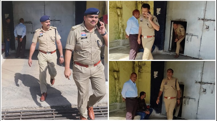 केंद्रीय जेल रायपुर में अचानक पहुंची पुलिस की बड़ी टीम, बैरक-दर-बैरक हुई सघन चेकिंग: DCP और ADM की मौजूदगी में 11 से 3 बजे तक चला तलाशी अभियान, प्रतिबंधित सामग्री की तलाश में कैदियों और सामान की बारीकी से जांच