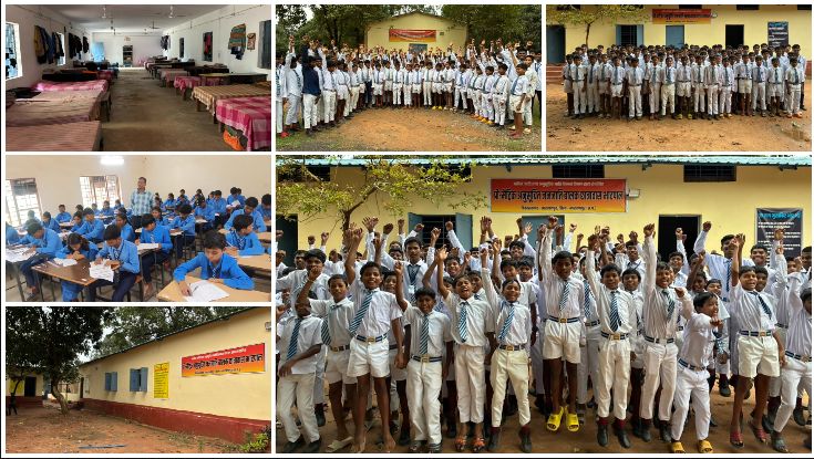 सुरक्षा कैंप से शिक्षा के केंद्र तक बदली भाटपाल की पहचान, अबूझमाड़ में बदलाव की नई इबारत—पूर्व कैंप में रहकर पढ़ रहे 153 आदिवासी विद्यार्थी, स्कूल महज 50 मीटर दूर