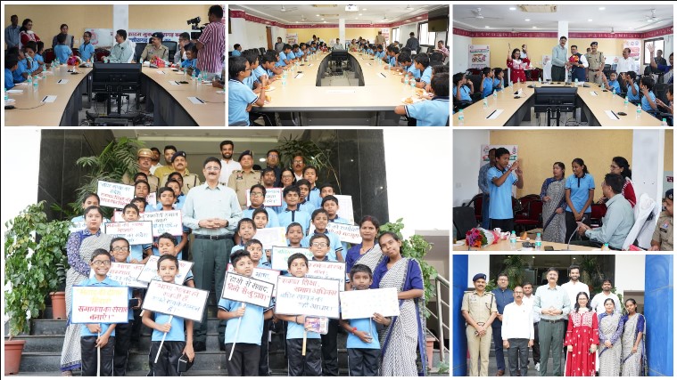 ‘संवाद से समाधान’ में दिखी संवेदनशील पुलिसिंग की मिसाल, पुलिस कमिश्नर संजीव शुक्ला ने दिव्यांग बच्चों से सीखी साइन लैंग्वेज—कंट्रोल रूम और थाना भ्रमण से बढ़ा बच्चों का आत्मविश्वास
