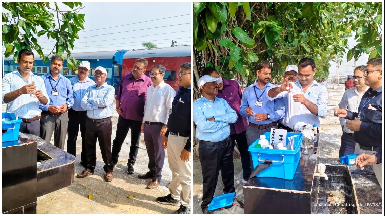 सक्ती रेलवे स्टेशन पर पेयजल को लेकर बड़ा जांच अभियान! स्वास्थ्य विभाग की टीम ने लिए पानी के सैंपल, स्वच्छता से लेकर जल वितरण व्यवस्था तक की बारीकी से जांच—यात्रियों की सुरक्षा पर रेलवे का विशेष फोकस