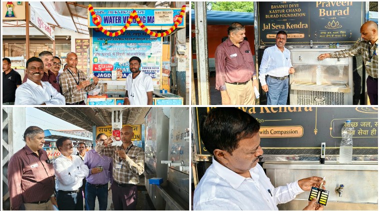 रायपुर रेलवे स्टेशन पर पेयजल को लेकर सघन जांच, बसंती देवी जल सेवा केंद्र समेत कई स्थानों का परीक्षण; क्लोरीन-टीडीएस जांच में पानी मानकों के अनुरूप, वाटर वेंडिंग मशीन से बैक्टीरियोलॉजिकल जांच के लिए नमूना लिया गया