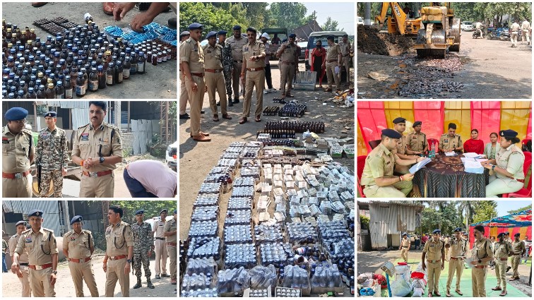 बिलासपुर पुलिस की नशे के खिलाफ मुहिम में बड़ी कार्रवाई, विभिन्न प्रकरणों में जब्त गांजा सहित हजारों नशीले इंजेक्शन और टैबलेट का नियमानुसार नष्टीकरण; जिला स्तरीय ड्रग डिस्पोजल समिति की निगरानी में 8 अक्टूबर को 61 प्रकरणों से संबंधित मादक पदार्थ निर्धारित भट्ठी में जलाकर नष्ट किए गए, अवैध नशे के कारोबार पर प्रभावी कार्रवाई जारी रहने का संदेश
