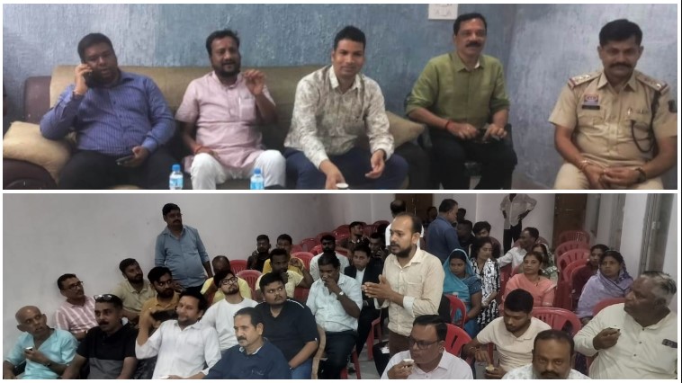 नवरात्रि और दुर्गा उत्सव को लेकर खरसिया प्रशासन अलर्ट, शांति समिति की बैठक में गरबा से लेकर भीड़ और यातायात व्यवस्था तक पर मंथन! आयोजन समितियों ने दिया सहयोग का भरोसा, सौहार्दपूर्ण माहौल में मनेगा पर्व