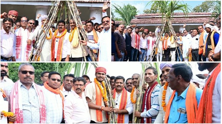 425 रुपये प्रति क्विंटल गन्ने का मूल्य मिलने पर किसानों में खुशी, गन्ना लेकर उप मुख्यमंत्री विजय शर्मा के पास पहुंचे किसान! बोड़ला सर्किट हाउस में किया सम्मान, गन्ना उत्पादकों ने फैसले पर जताया आभार; जानिए इस मूल्य से किसानों को कैसे मिलेगी राहत
