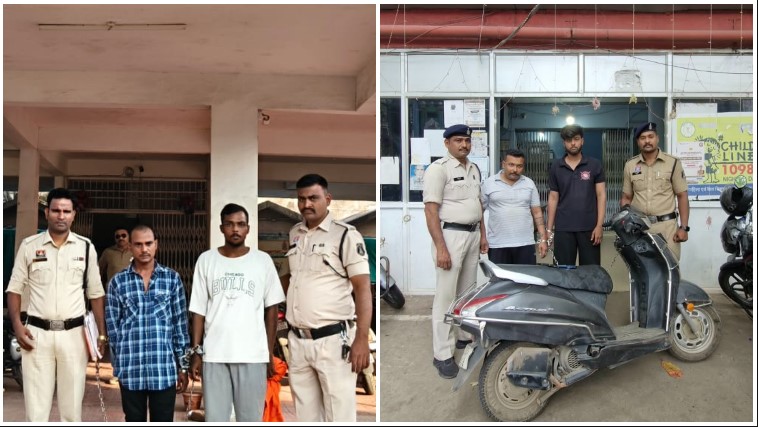 नशे की गोलियों का कारोबार बेनकाब, 4 आरोपी गिरफ्तार! 353 प्रतिबंधित टैबलेट, स्कूटी और आईफोन जब्त