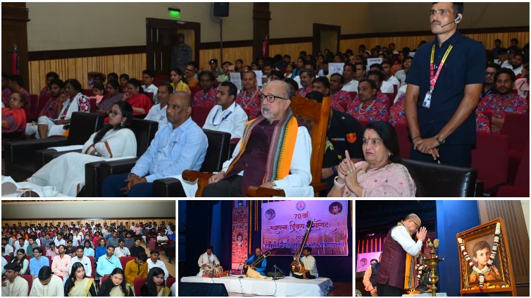 छत्तीसगढ़ की लोककलाओं को डिजिटल माध्यमों से दुनिया तक पहुंचाएं, राज्यपाल रमेन डेका का आह्वान! खैरागढ़ संगीत विश्वविद्यालय के 70वें स्थापना दिवस पर कला को आजीविका से जोड़ने पर दिया जोर