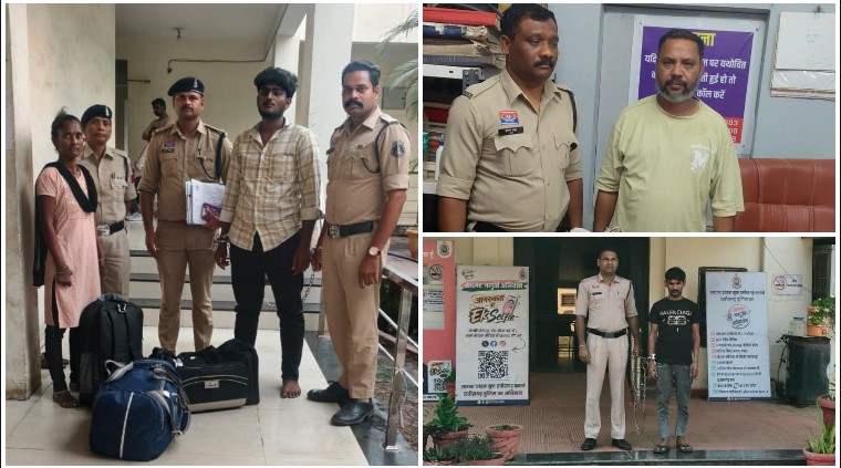 टाटीबंध से भटगांव और चंगोराभाठा तक पुलिस की दबिश, लाखों का गांजा बरामद! महाराष्ट्र और यूपी से जुड़े आरोपी भी गिरफ्तार, 17 लाख रुपये से ज्यादा का माल जब्त