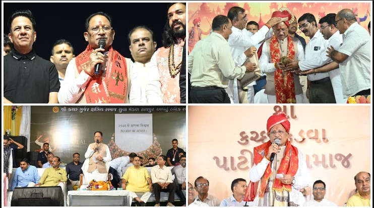 गरबा के मंच से नारी शक्ति और छत्तीसगढ़ की संस्कृति पर CM साय का बड़ा संदेश, महतारी वंदन से लखपति दीदी तक—क्या महिला सशक्तिकरण की ये पहल बदलेगी प्रदेश की तस्वीर?