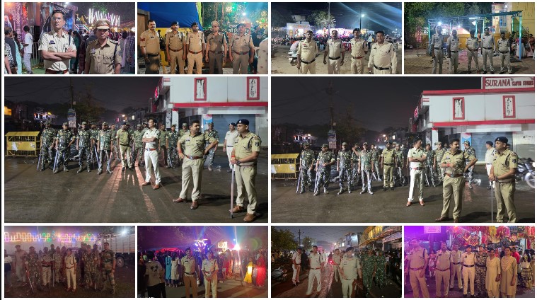 गरबा, चूनरी यात्रा और दुर्गा पंडालों पर पुलिस की तीसरी आंख! दुर्ग में 361 अधिकारी-कर्मचारियों की तैनाती, रात की गश्त से लेकर ट्रैफिक तक चौकसी—नवरात्रि में सुरक्षा व्यवस्था चाक-चौबंद।