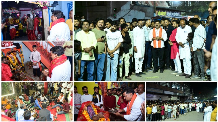 कवर्धा की 100 साल पुरानी खप्पर यात्रा में शामिल हुए उप मुख्यमंत्री विजय शर्मा, मां काली का लिया आशीर्वाद; दूर-दराज से पहुंचे श्रद्धालुओं संग माता सेवा और जसगीतों में रम गए
