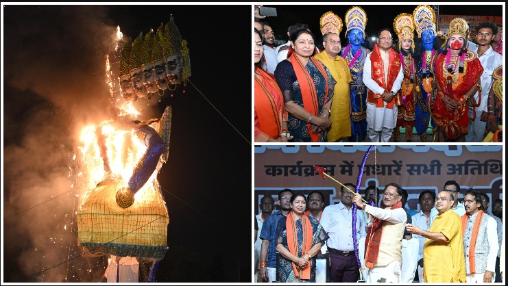 WRS मैदान में रावण दहन के बीच CM विष्णु देव साय का बड़ा संदेश, बोले—शक्ति और सामर्थ्य से बड़ी है सत्य की ताकत! आतंकवाद से माओवाद तक, जानिए विजयादशमी पर मुख्यमंत्री ने क्या कहा