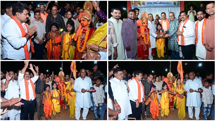 कवर्धा के छीरपानी कॉलोनी में उप मुख्यमंत्री विजय शर्मा ने मनाया दशहरा, भगवान श्रीराम-लक्ष्मण और हनुमान जी की पूजा कर प्रदेशवासियों को दी शुभकामनाएं