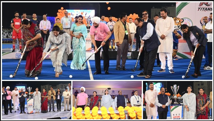 रायपुर में सजी हॉकी की महालीग, छह फ्रेंचाइजी टीमों के बीच खिताबी मुकाबले का रोमांच; दिग्गज खिलाड़ियों और युवा प्रतिभाओं का संगम, निःशुल्क प्रवेश से खेलप्रेमियों को मिलेगा रोमांचक मुकाबले देखने का अवसर