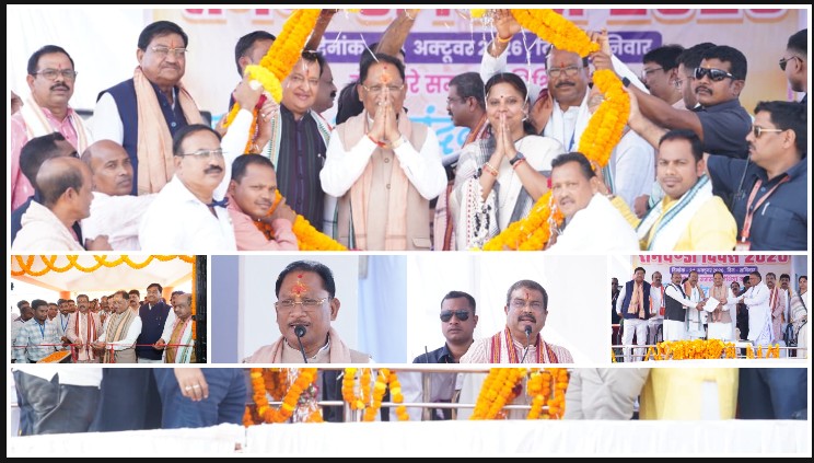 गढ़फुलझर में CM विष्णुदेव साय का बड़ा ऐलान! 50 लाख के भवन का लोकार्पण, अब मंदिर परिसर में भी बनेगा भव्य डोम—क्या बदलने वाली है पूरे इलाके की तस्वीर? मानसरोवर तालाब के सौंदर्यीकरण से लेकर सड़क निर्माण तक, विकास कार्यों को मिली रफ्तार; सरकारी योजनाओं और सुशासन पर भी मुख्यमंत्री ने रखी बात