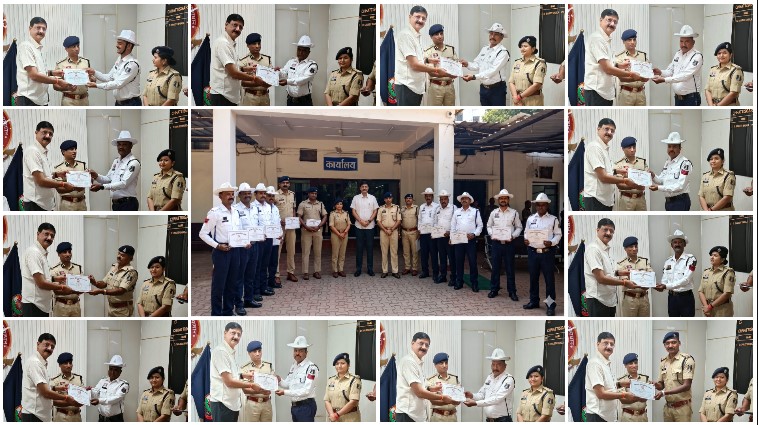 ट्रैफिक पुलिस की मुस्तैदी से खुलने लगे अपराधियों के राज! कहीं 28 किलो गांजा पकड़वाया, तो कहीं चोरों को रंगे हाथों दबोचा; 13 पुलिसकर्मियों को मिला सम्मान, जानिए कैसे नाकाम किए अपराधियों के मंसूबे
