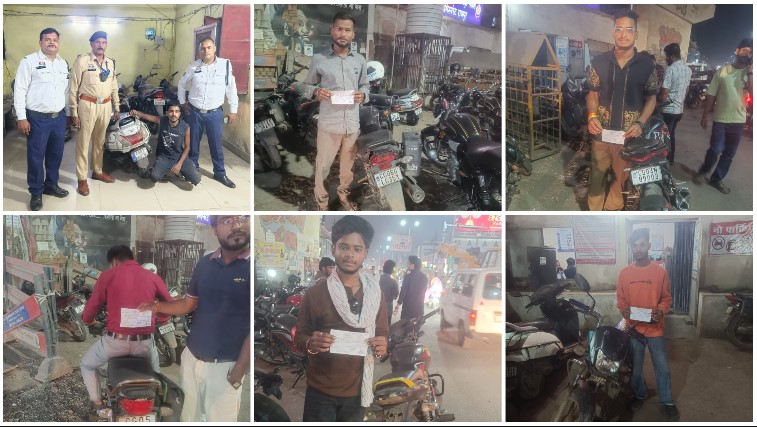 नंबर प्लेट से लेकर नशे में ड्राइविंग तक, रायपुर में 83 चालकों पर शिकंजा! चेकिंग के दौरान पकड़ी गई चोरी की एक्टिवा, दुर्ग के सुपेला थाने में दर्ज था मामला