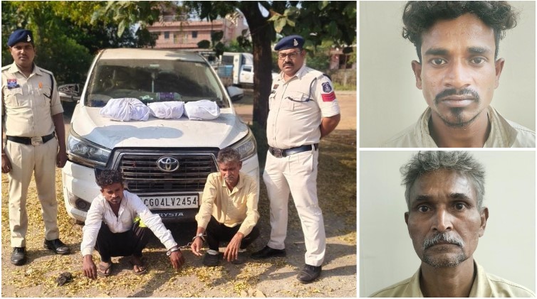 पुलिस की गाड़ी को टक्कर मारकर भागने का आरोप, लेकिन ‘ऑपरेशन निश्चय’ ने बिगाड़ दिया तस्करों का खेल! ओडिशा से गांजा लेकर आ रही इनोवा पकड़ी गई, 6 किलो से ज्यादा गांजा जब्त—दो आरोपी गिरफ्त में।