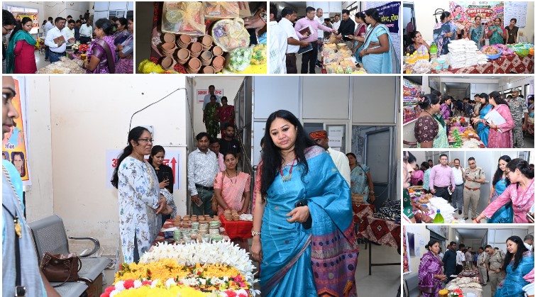 दीपावली पर महिला समूहों की मेहनत को मिला सम्मान, कलेक्टर-SP समेत अधिकारियों ने खरीदे उत्पाद! बांस की टोकरियों से पूजा सामग्री तक, बिहान दीदियों के स्टॉल बने आकर्षण का केंद्र।