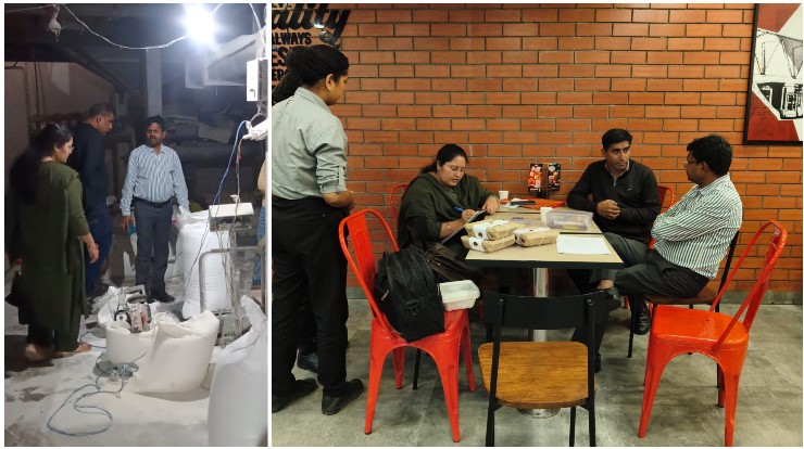 KFC और अग्रवाल मिठाईवाला सहित तीन प्रतिष्ठानों से लिए गए खाद्य पदार्थों के नमूने, रायपुर में मिलावट व अस्वच्छता के खिलाफ विभाग का सघन जांच अभियान