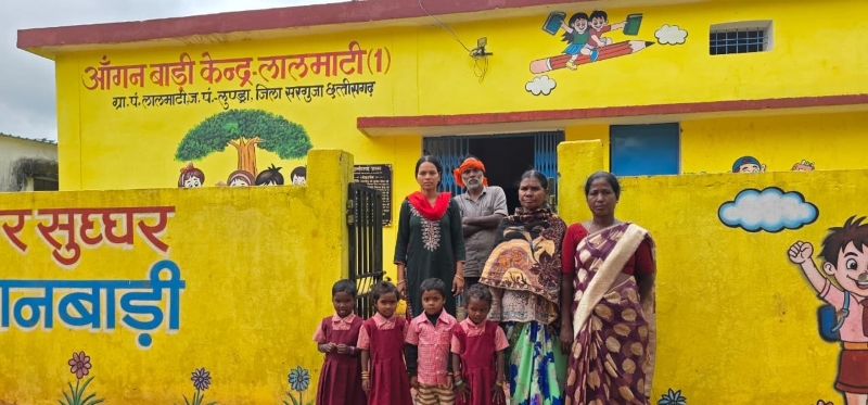 दूरस्थ पहाड़ी कोरवा बस्ती में सेवा संकल्प की नई तस्वीर, 11.69 लाख रुपये के नए आंगनबाड़ी भवन से बच्चों के पोषण-प्रारंभिक शिक्षा को मिला स्थायी केंद्र; मातृ-शिशु स्वास्थ्य और किशोरी बालिकाओं की सेवाओं का भी मजबूत हुआ स्थानीय आधार