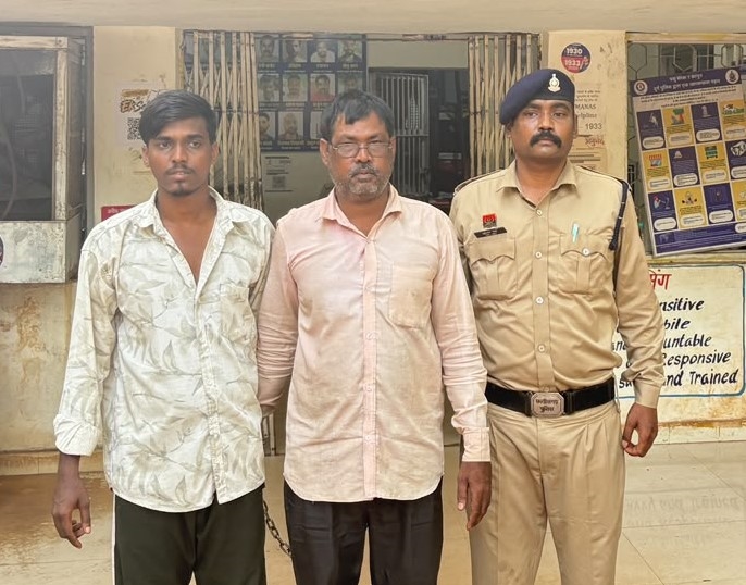 इंडस्ट्रियल एरिया भिलाई की फैक्ट्री को बनाया निशाना, रात में चुराया करीब 5 क्विंटल मशीनरी व लोहा; मुखबिर सूचना से जामुल पुलिस ने सरवन साव और सूरज साव को पकड़ा, चोरी का पूरा माल बरामद