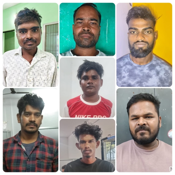 शराबखोरी के अड्डों पर पुलिस का बड़ा प्रहार: होटल, ढाबा, ठेला और अवैध चखना सेंटरों में छापामार कार्रवाई, सार्वजनिक स्थान पर शराब पीने व पिलाने वाले 7 आरोपी आबकारी एक्ट में धराए
