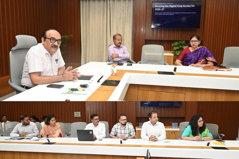 छत्तीसगढ़ में डिजिटल क्रॉप सर्वे की समीक्षा, मुख्य सचिव विकासशील ने दिए सटीक फसल रिकॉर्ड और क्रॉस वेरिफिकेशन के निर्देश; नक्शों की त्रुटियां दूर कर भूमि अभिलेख अद्यतन करने पर जोर