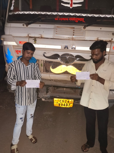 15 टन 860 किलो ओवरलोड रेत लेकर निकला हाइवा, न्यायालय ने चालक-मालिक पर लगाया ₹1.44 लाख का अर्थदंड