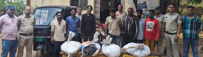 NTPC सीपत में 12 ड्रम कॉपर केबल की चोरी, फिर खंडहर अस्पताल में जलाकर निकाला तांबा! 24 घंटे में पुलिस ने खोला पूरा राज, 8 आरोपी गिरफ्तार!