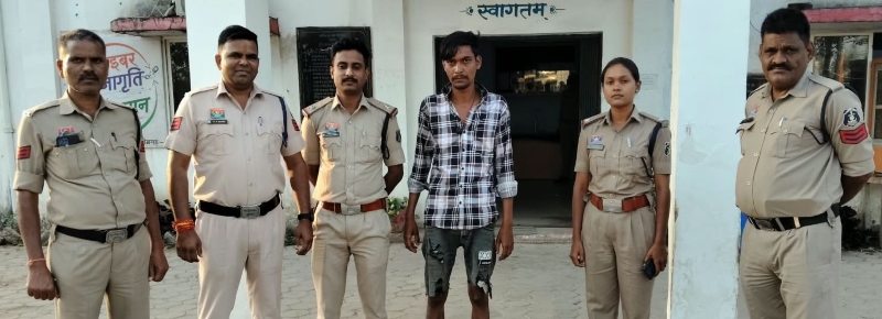 चाकू दिखाकर दहशत फैलाने वाले पर पुलिस का शिकंजा! लोगों को डराने और मारने के लिए दौड़ाने की शिकायत पर त्वरित कार्रवाई, आरोपी गिरफ्तार।